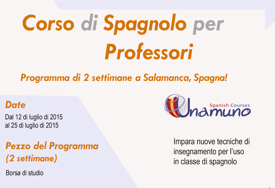 Programma per professori di spagnolo